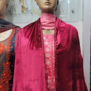 Velvet shawl
